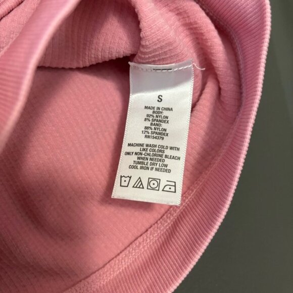 Aéropostale Seriously Soft Seamless Baby Pink Keyhole Bralette Size S - Picture 4 of 4